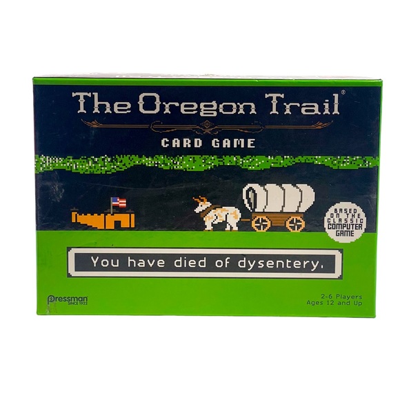 The Oregon Trail Card Game Party Based On Classic Computer Game New Open Box - Picture 1 of 4